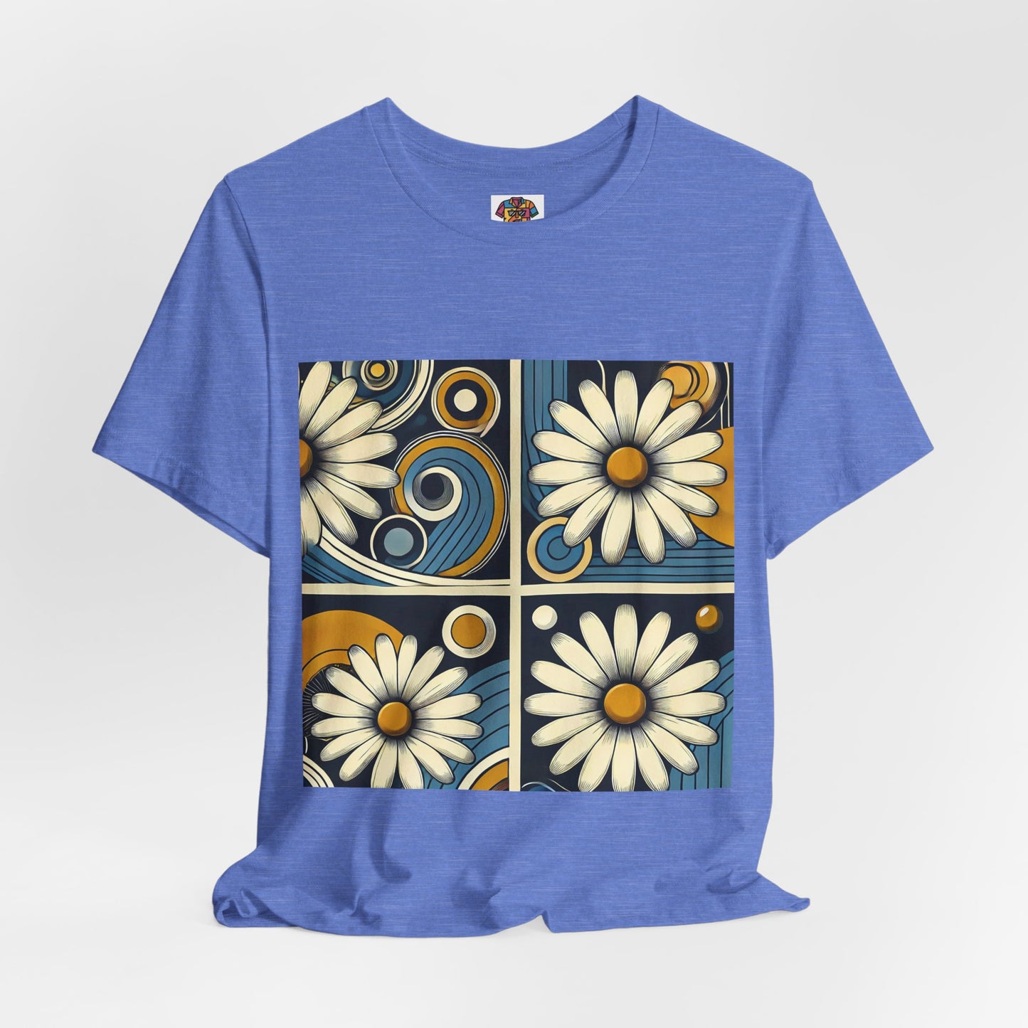 Daisy Landscape: Retro Pop-Art