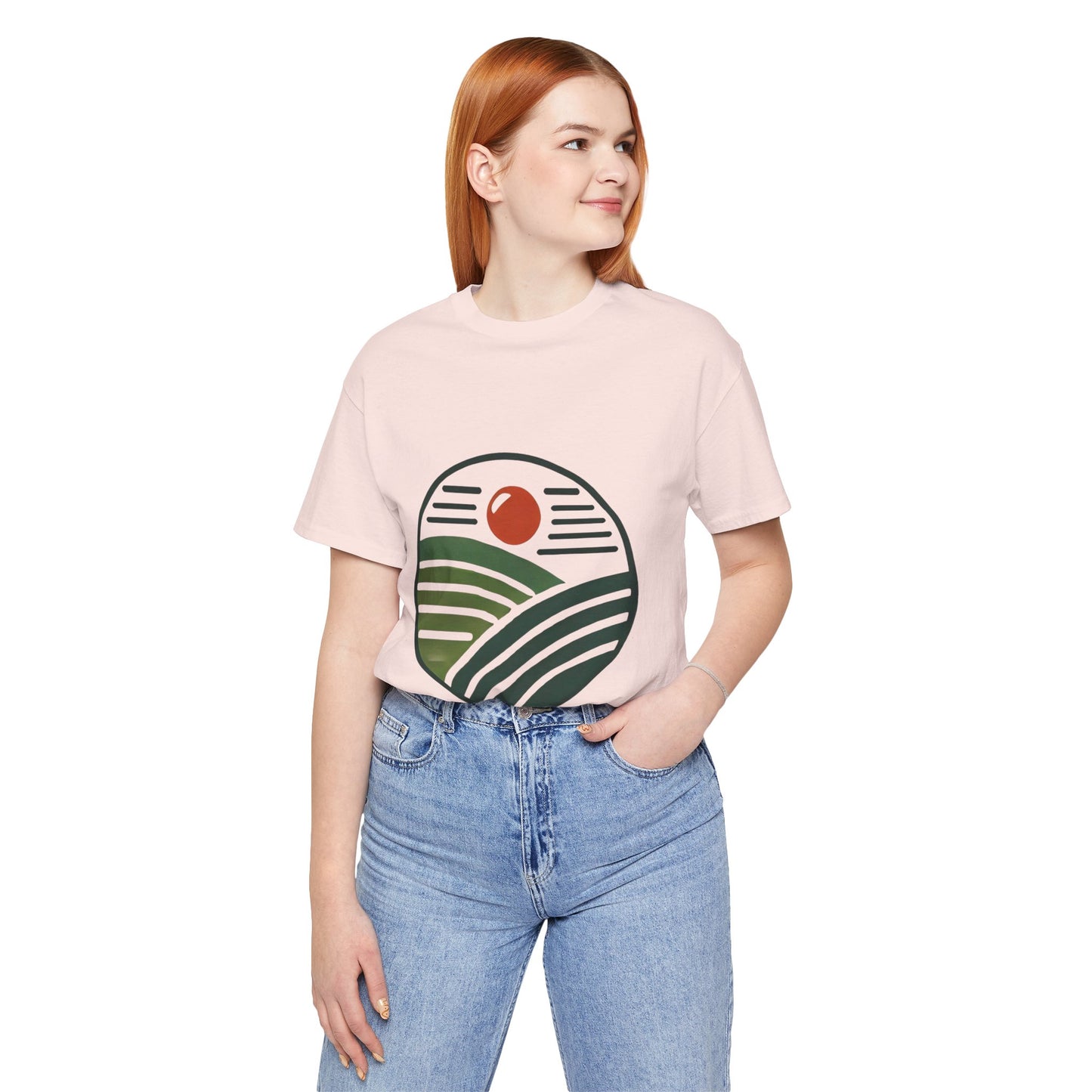 Abstract Landscape: Floral Orange Vibe
