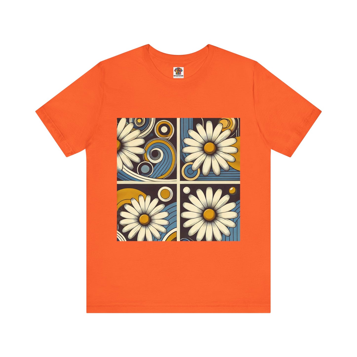 Daisy Landscape: Retro Pop-Art