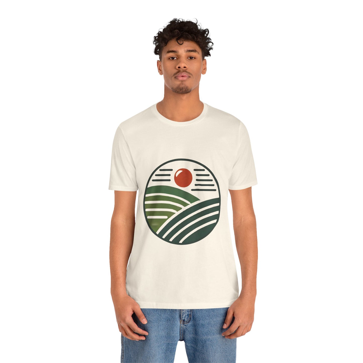 Abstract Landscape: Floral Orange Vibe