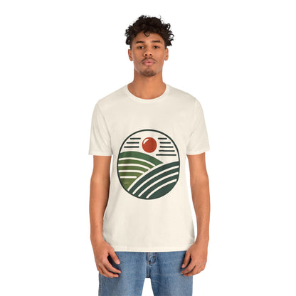 Abstract Landscape: Floral Orange Vibe
