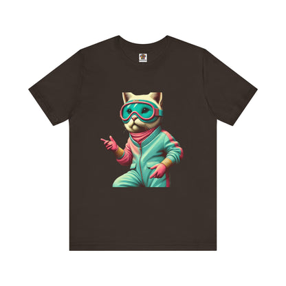 Stylized Cat: Retro-Futuristic