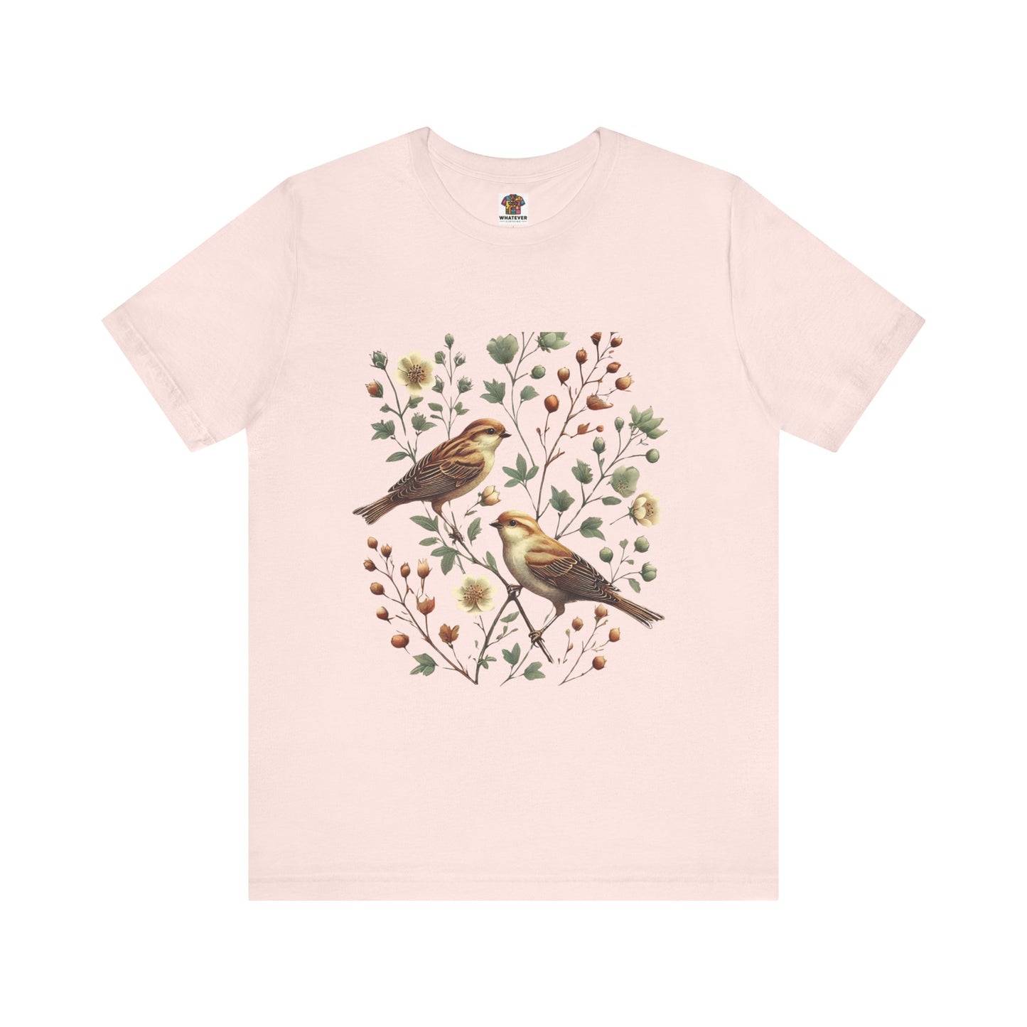 Songbirds: Floral Sepia