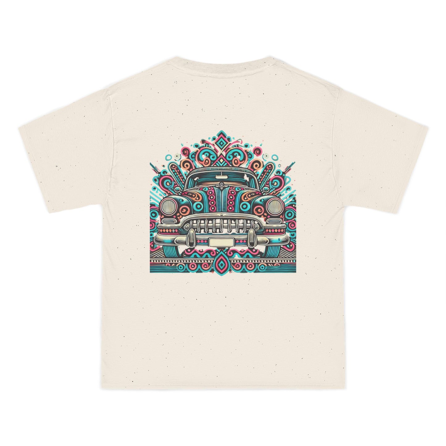 Stylized
  Vintage Car: Ethnic Boho Vibes