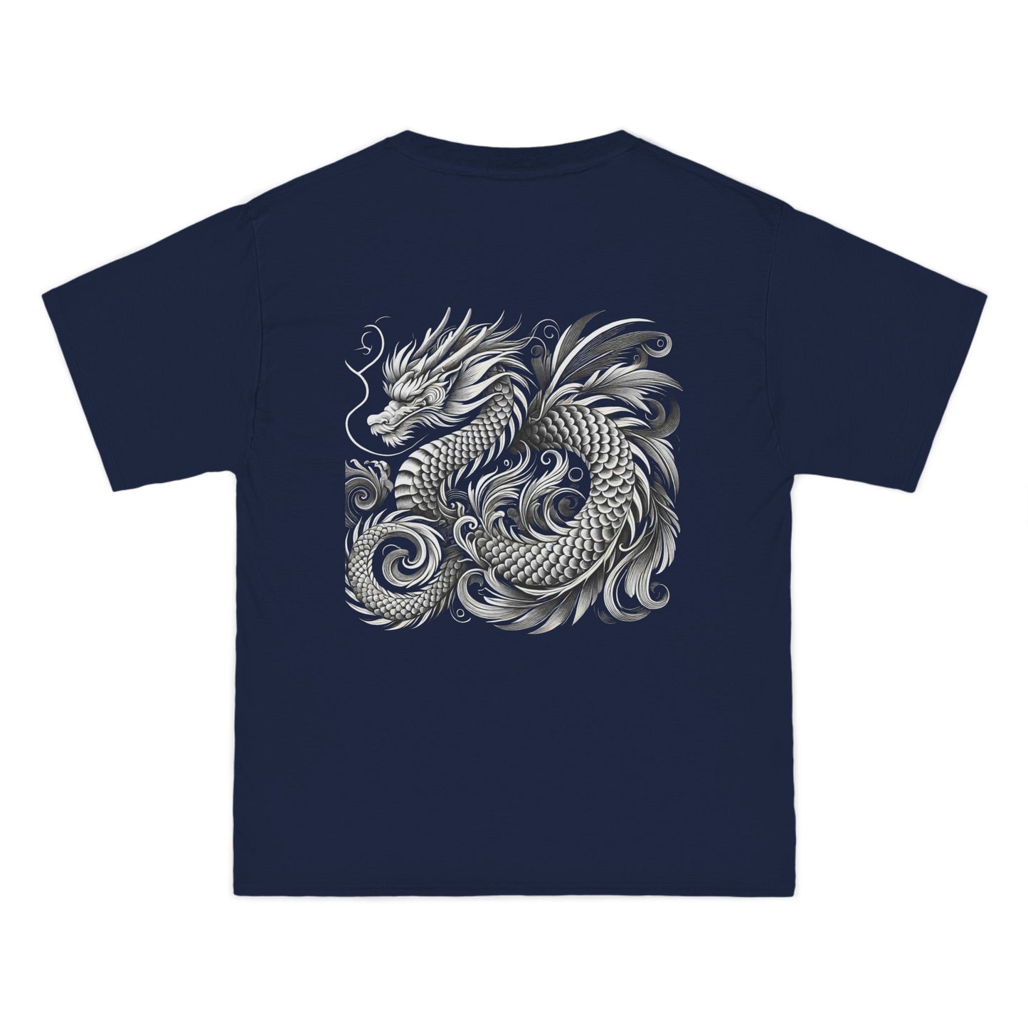 Stylized
  Dragon: Monochromatic Deco
