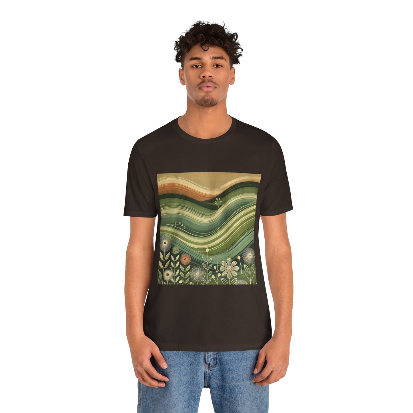 Rolling Hills: Floral Sepia
