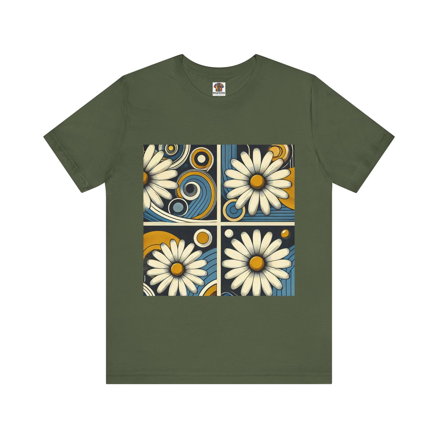 Daisy Landscape: Retro Pop-Art