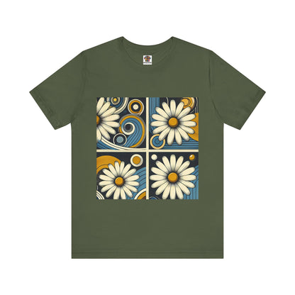 Daisy Landscape: Retro Pop-Art