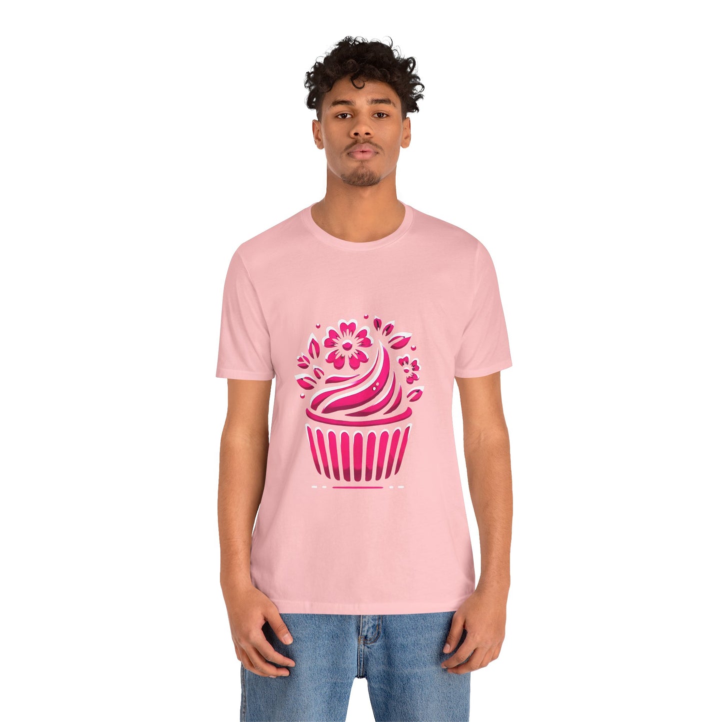 Cupcake with Floral Frosting: Floral Noir