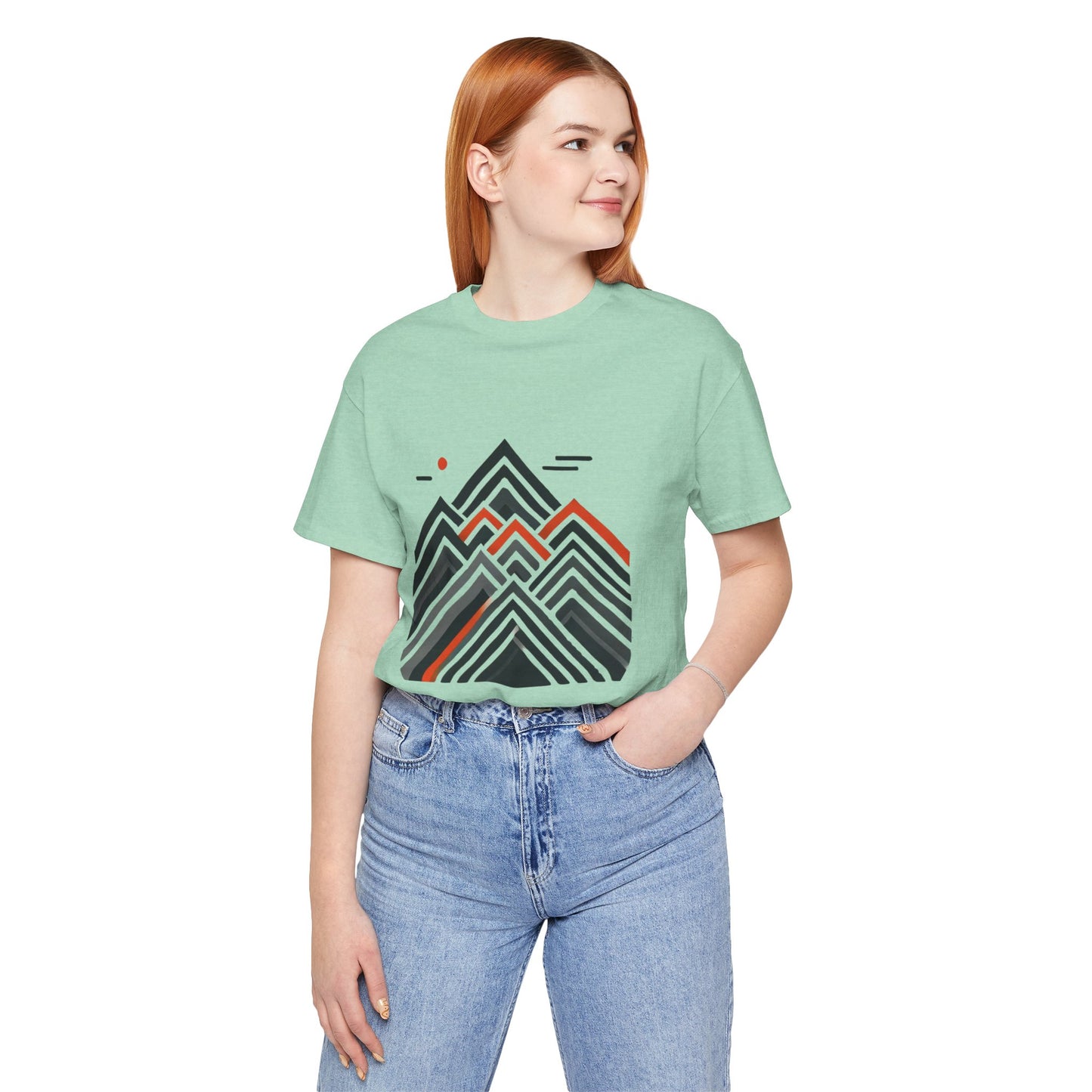 Abstract Mountain: Minimalist Geometric