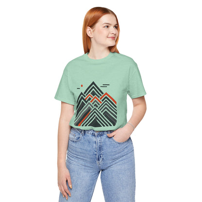 Abstract Mountain: Minimalist Geometric
