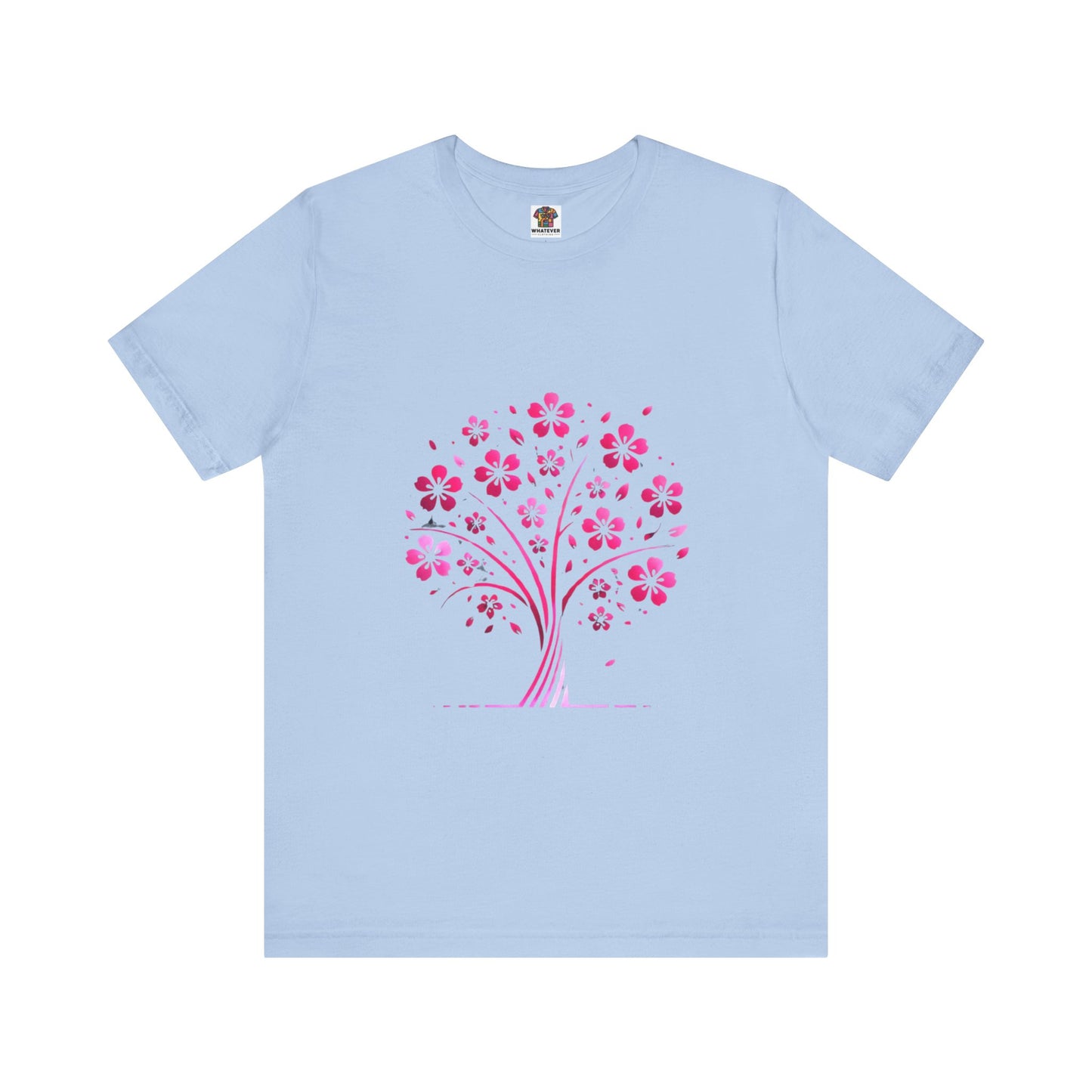Isolated Stylized Tree: Floral Noir