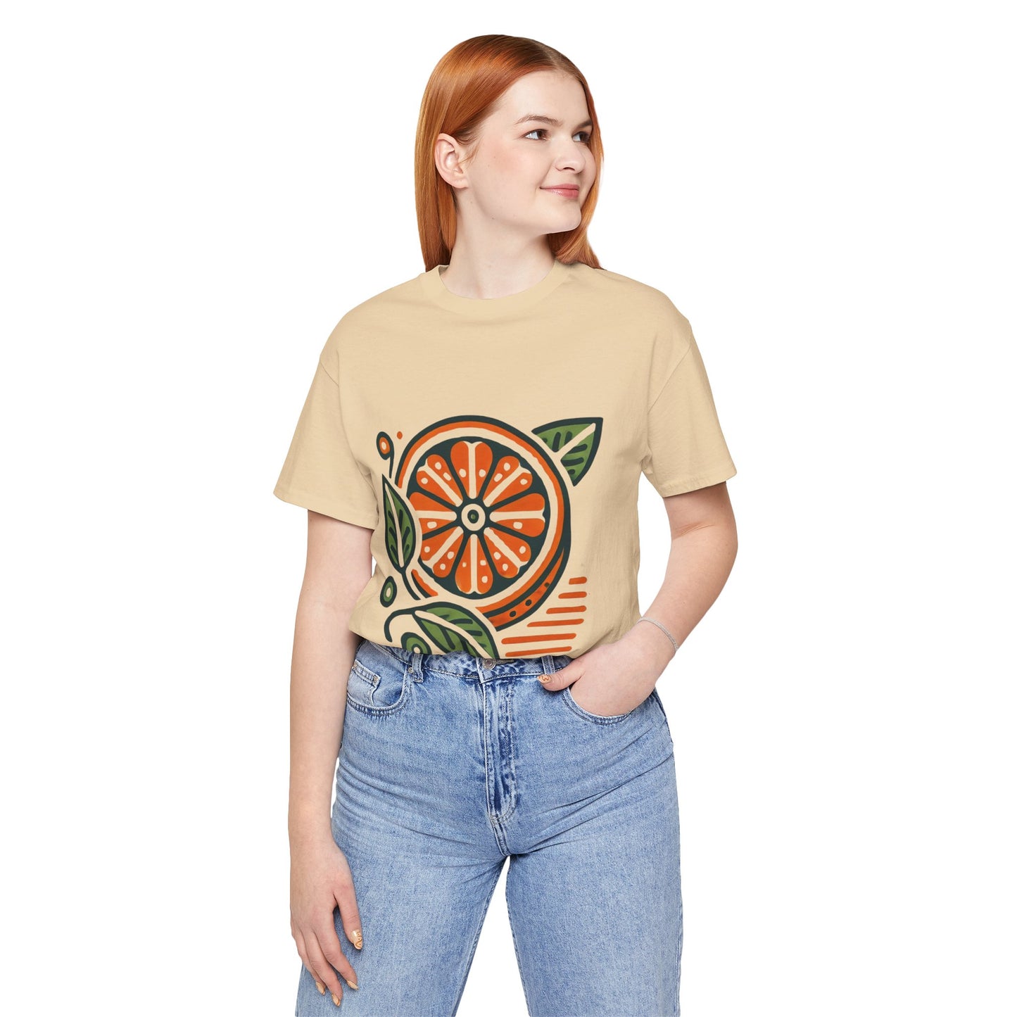 Citrus Slice: Floral Orange Vibe