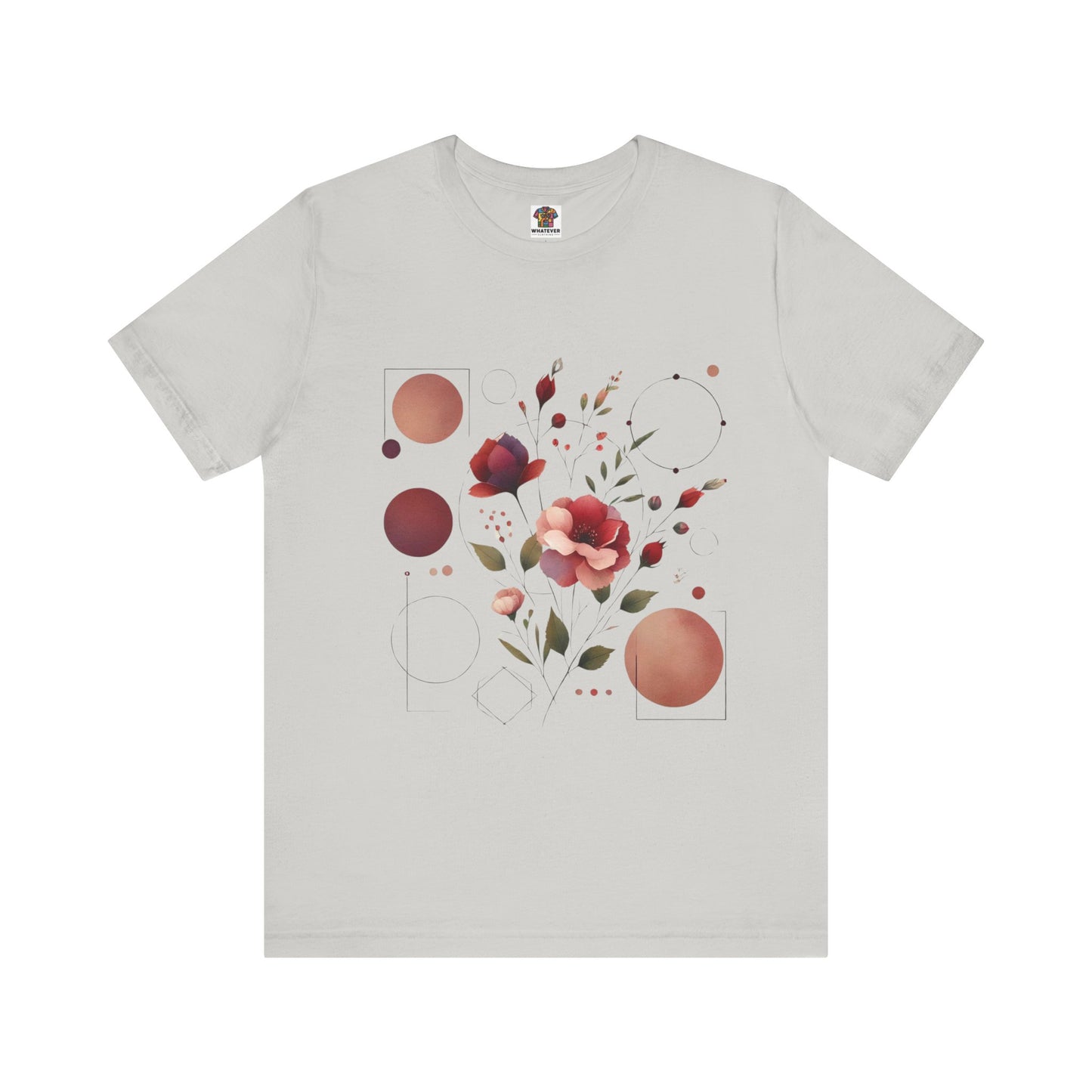 Geometric Floral Shapes: Watercolor Floral