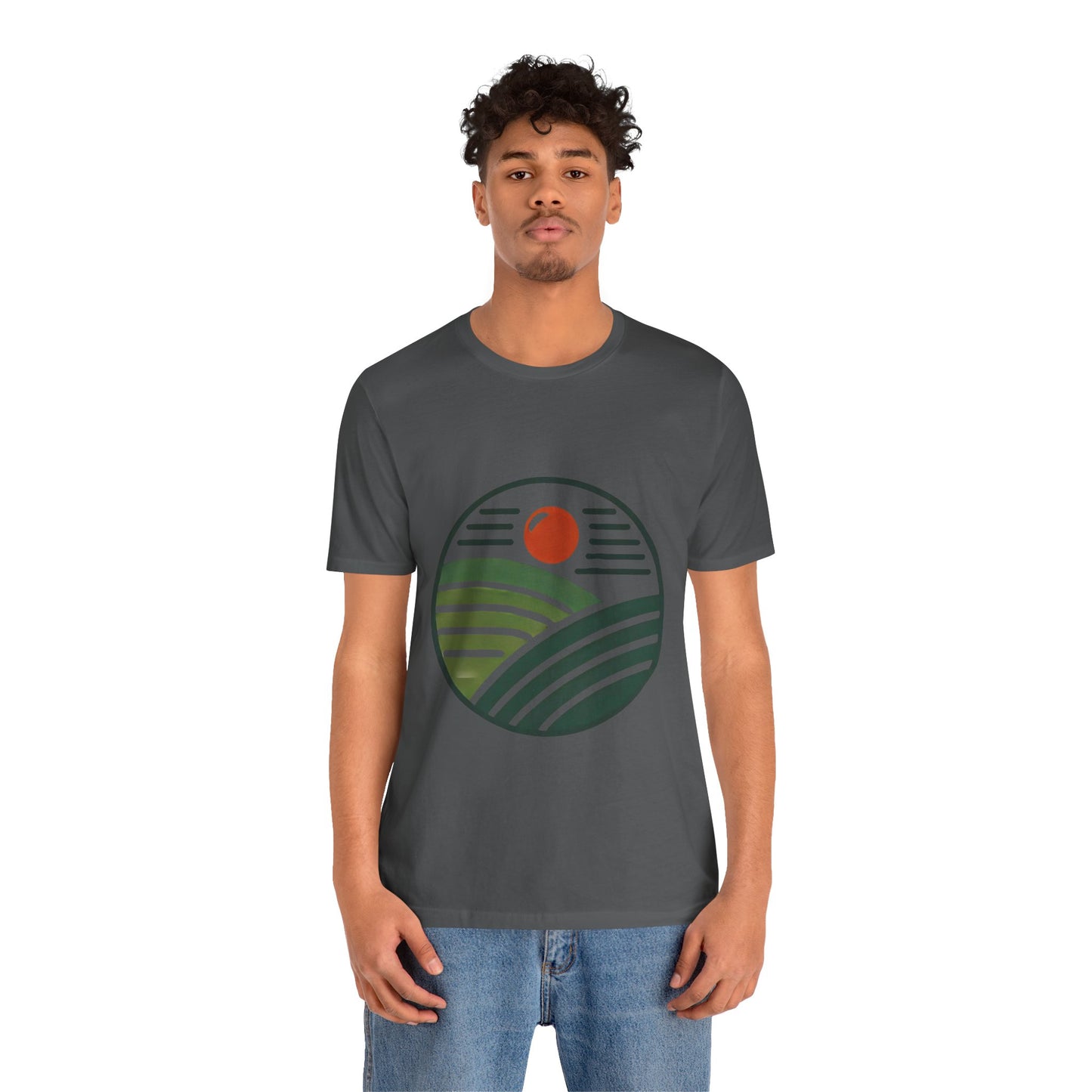 Abstract Landscape: Floral Orange Vibe