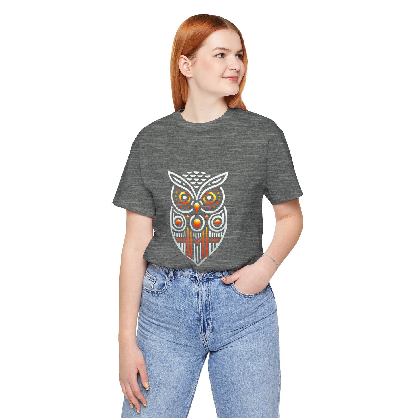 Mystic Owl: Minimalist Geometric