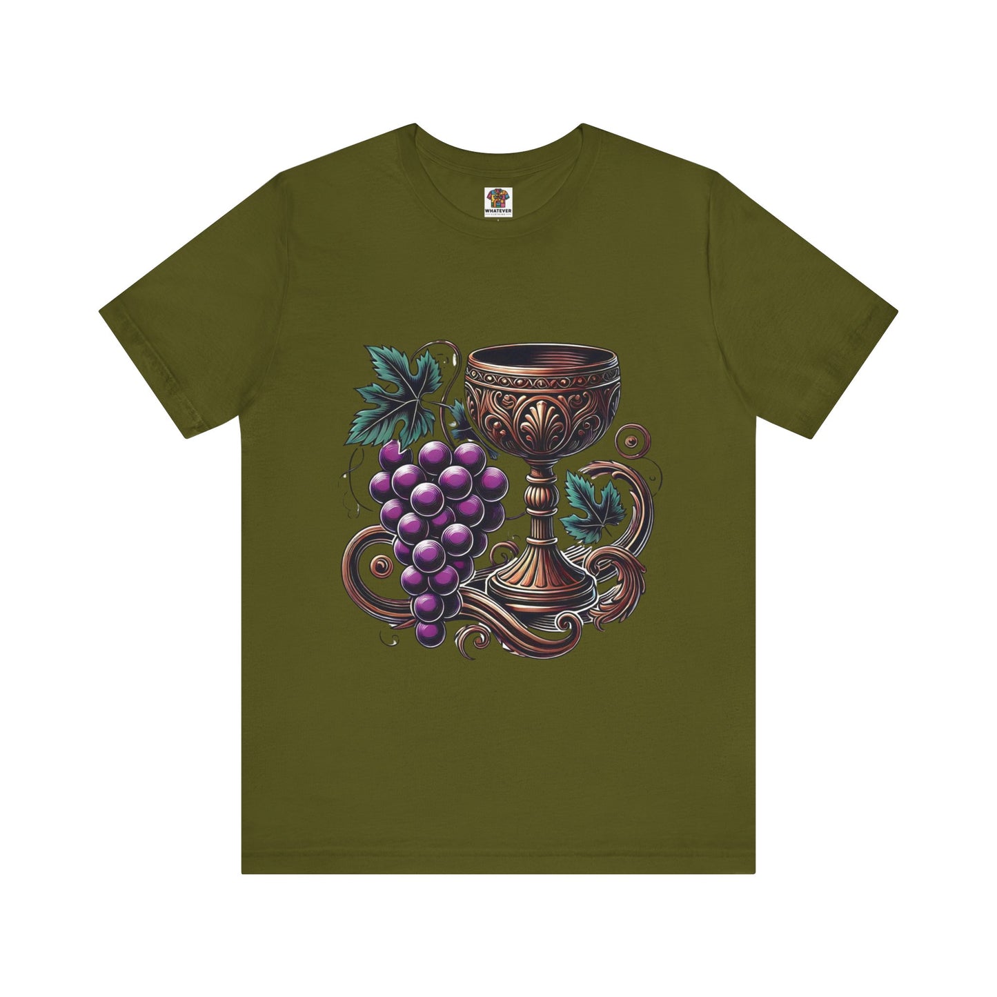Grapes and Goblet: Classical Elegance
