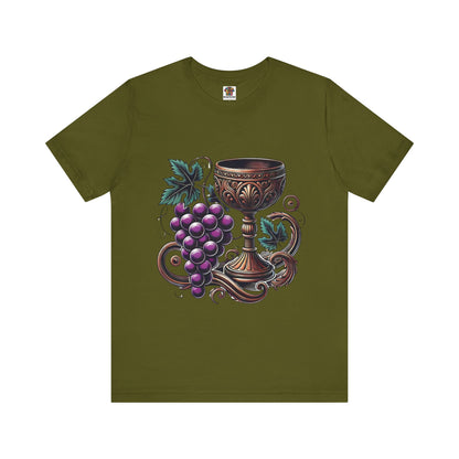 Grapes and Goblet: Classical Elegance
