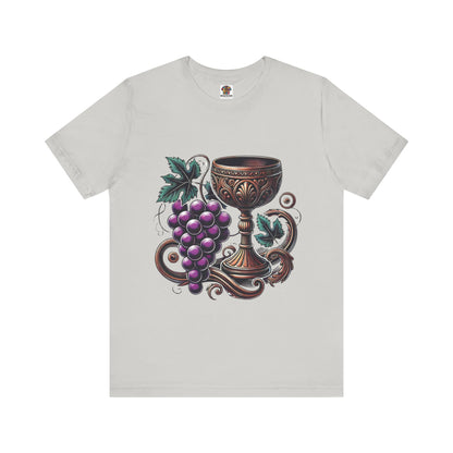 Grapes and Goblet: Classical Elegance