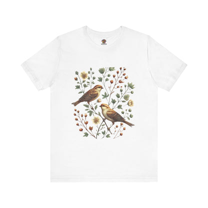 Songbirds: Floral Sepia